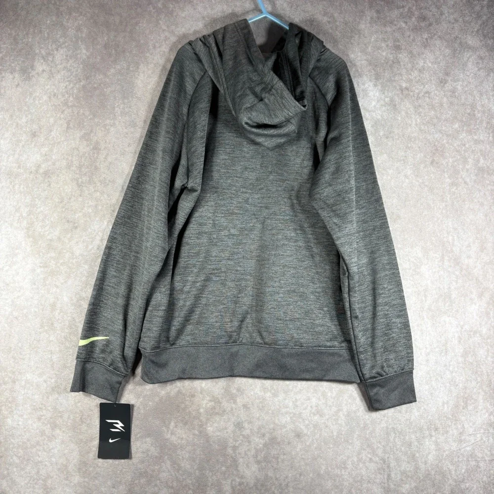 Nike Hoodie Boys M Charcoal Heather 3Brand Russell Wilson Therma-FIT Camo NEW
